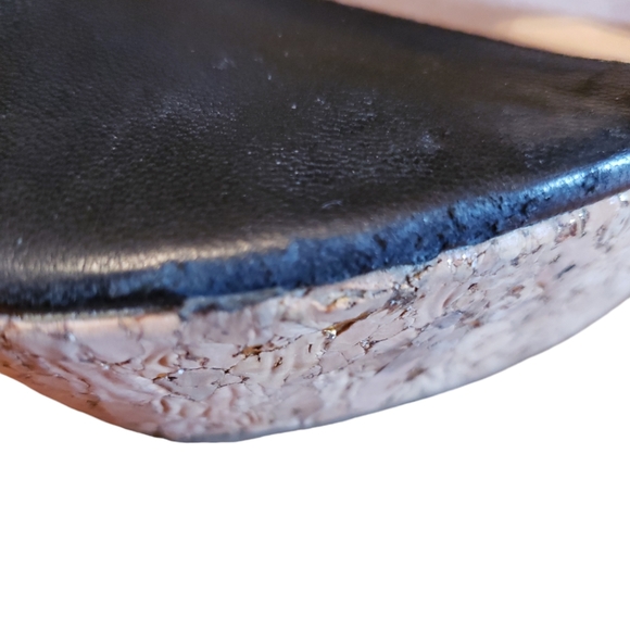 Kate Spade St Tropez Wedge Sandal in Black Size 6 - Picture 8 of 8